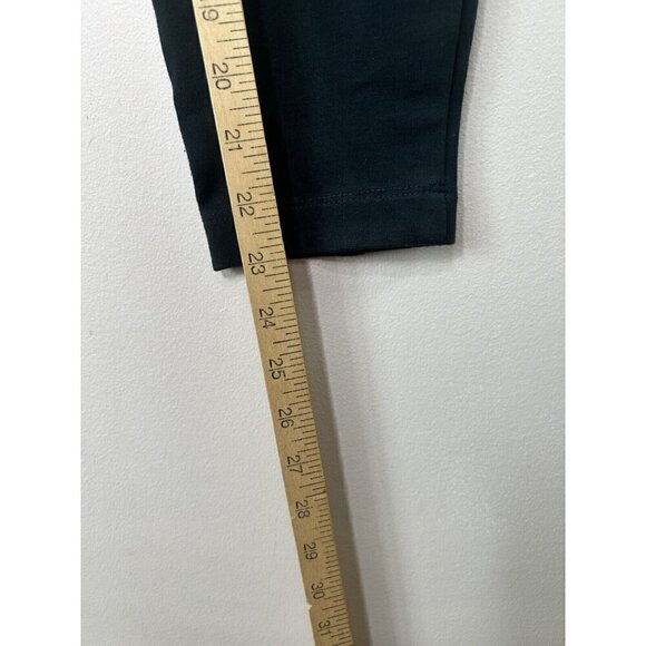Adrienne Vittadini Black Zipper Detail Straight Leg Leggings Size 4 - Picture 6 of 13